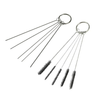 Carburetor Carbon Dirt Jet Remover Cleaning Needles Brushes Wires Set For Auto Motorcycle ATV Chainsaw