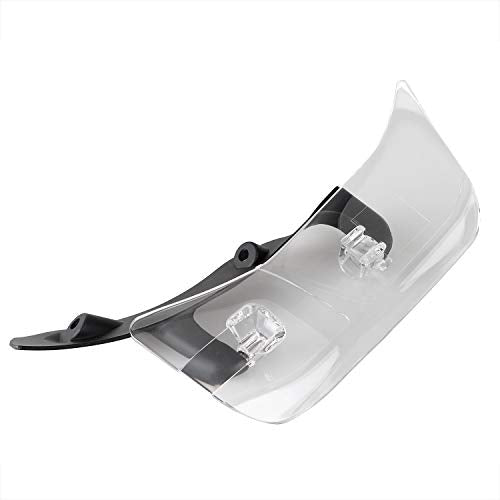 Clear Adjustable Side Wing Windshield Air Deflectors for Harley Road Glide 2015-2023 - color: Clear