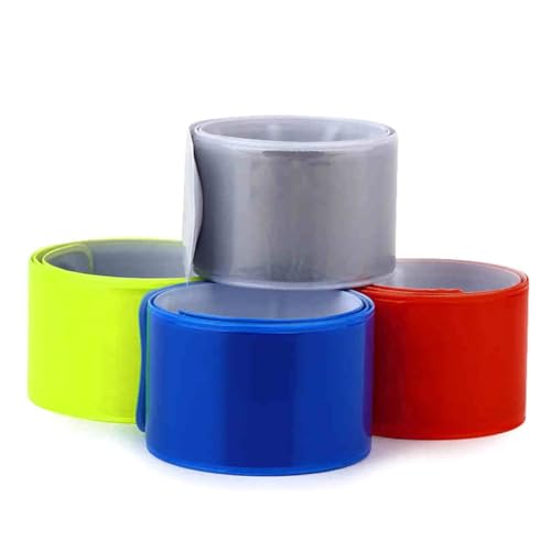 High Visibility Reflector Bands Reflective Armbands Elasticated Wristbands Arm Ankle Straps Belts Running Gears