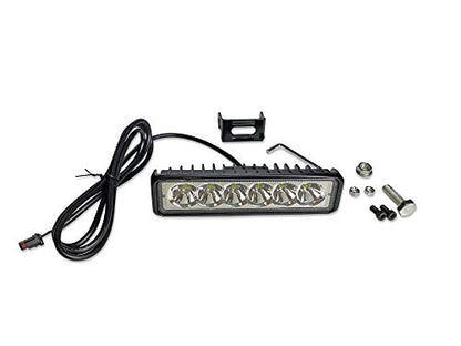 Custom Dynamics High Power LED Driving Light Bar 2 For Dyna, Softail, and Sportster - color: Clear Lens