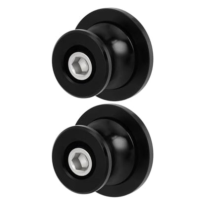 SING F LTD Motorcycle M8 Rear Swingarm Spools Sliders Swing Arm Stand Screw Compatible with Kawasaki Z900 / RS 2017-2025, Black - color: Black