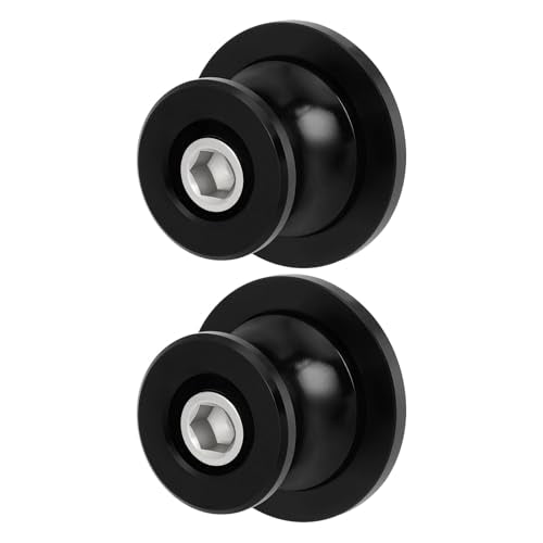 SING F LTD Motorcycle M8 Rear Swingarm Spools Sliders Swing Arm Stand Screw Compatible with Kawasaki Z900 / RS 2017-2025, Black - color: Black