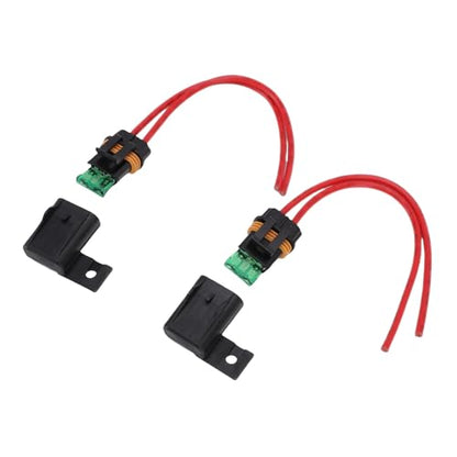 Fafeicy 2PCS 12AWG Holders, Water Proof Cover Kit with 30A Standard and Silicone Gaskets, for ATO ATC Car RV Truck Boat 12V 24V Vehicles