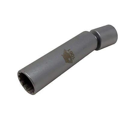 CTA Tools 1061 Spark Plug Socket with Swivel (14mm x 12 Pt) - size: 14mm Short