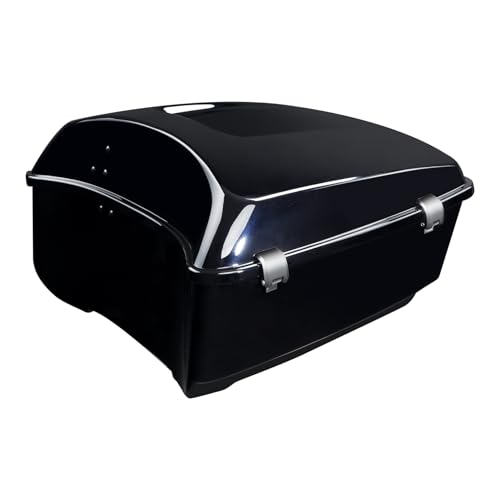TCMT King Trunk Fit for Harley Touring 2014-2025 CVO Road King Road Glide Street Glide Electra Glide Ultra Limited Mako Shark Fade Pack - color: Mako Shark Fade(No Speaker Holes)