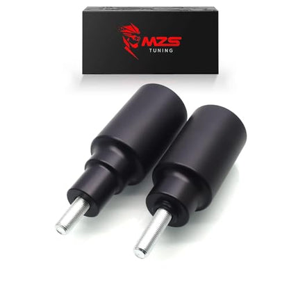 MZS Motorcycle Frame Sliders, No Cut Falling Crash Protector Guards Kits Black Compatible with YZF R1 2015-2026 / YZF R1M 2015-2026 / MT10 FZ10 2017-2026 / MT10 SP 2022-2026 - size: YZF-R1/MT10