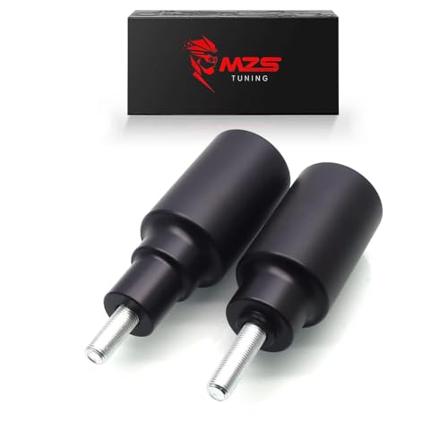 MZS Motorcycle Frame Sliders, No Cut Falling Crash Protector Guards Kits Black Compatible with YZF R1 2015-2026 / YZF R1M 2015-2026 / MT10 FZ10 2017-2026 / MT10 SP 2022-2026 - size: YZF-R1/MT10