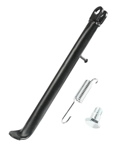 Dirt Bike Stand,Motorcycle Kickstand,Car Accessories Dirt bike Stand,Mini Bike Kickstand with Spring,Motorcycle Side Kickstand for Dirt Pit Bike 70cc 90cc 110cc 125cc 138cc 140cc 150cc 200cc