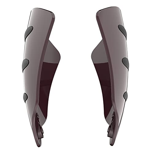 Advanblack Color Matched Hand Guard For Harley Touring & Softails - color: Black Cherry