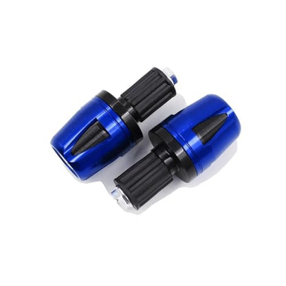 Motorcycle Handlebar Protector Frame Slider Handlebars Grips Bar Ends Universal 7/8" Vibration Heavy Weights Plug Handle Sliders For Dirt Bike(Blue) - color: Blue