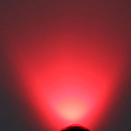 Eagle Eye LED Lights, 10-pack DIY 12V Ultra thin 23mm Eagle Eye Bulb Fog Tail DRL Daytime Running Lights Red Kit for Car Motorcycle (Red, Black) - color: Red light -B