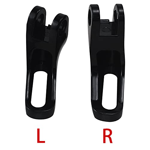 Rear Passenger Mini Footboard Mount Fit for Harley Touring Models 1993-2024 Road King FLHR Road Glide FLTRX Street Glide FLHX Electra Glide FLHT,Black