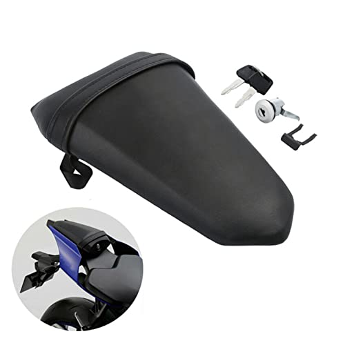 Motorcycle Rear Passenger Seat with Lock Keys Set Compatible with Yamaha YZFR1 2015-2023 YZFR6 2017-2022 18