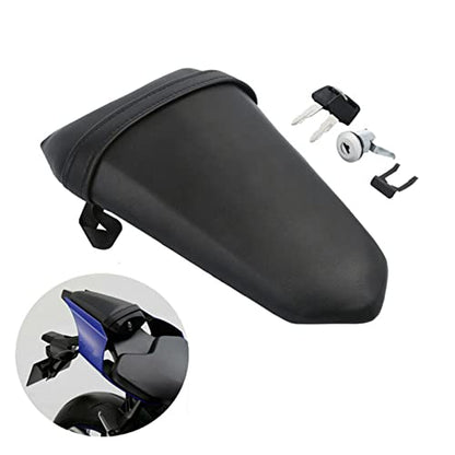 Motorcycle Rear Passenger Seat with Lock Keys Set Compatible with Yamaha YZFR1 2015-2023 YZFR6 2017-2022 18