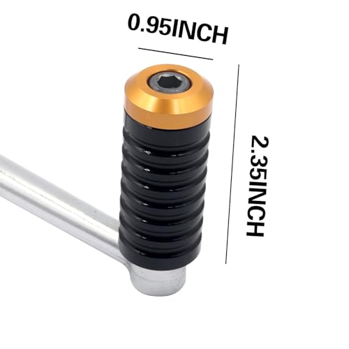 Shifter Pegs For Harley Touring、Softail、Sportster Black & Gold - color: Black & Gold