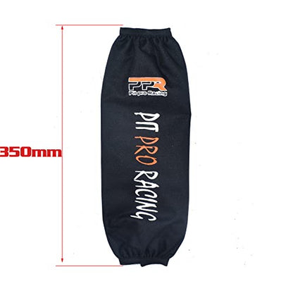 Rear Shock Absorber Guard Wrap Cover Dust Protection Fits for CRF YZF KLX Dirt Bike Motorcycle ATV Quad Motocross (35mm) - size: Rear Protector-35cm