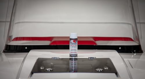 Hardline Products USA RX UV Protectant Cleaner & Polish – Advanced Marine & Powersport Detailing Spray for Vinyl, Isinglass, Plastic, & Strata Glass – 100% UVA/UVB Protection with Microfiber Towel