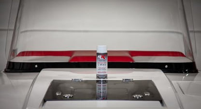 Hardline Products USA RX UV Protectant Cleaner & Polish – Advanced Marine & Powersport Detailing Spray for Vinyl, Isinglass, Plastic, & Strata Glass – 100% UVA/UVB Protection with Microfiber Towel