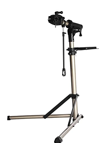 CXWXC Bike Workstand with Adjustable, Bicycle Repair Stand for Maintenance Folding and Lightweight (Champagne-3) - color: A: Champagne