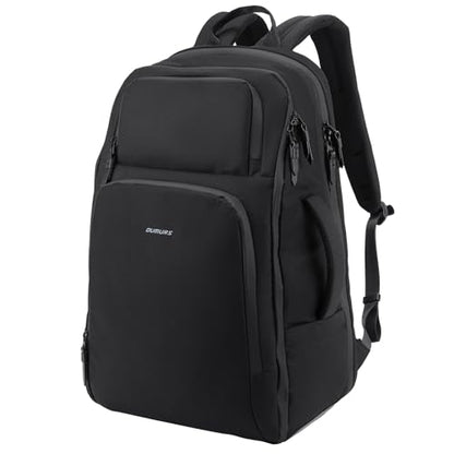 Oumurs Motorcycle Helmet Backpack for Long Travel with 30-40L Expandable Large Capacity Laptop Backpack Water-resistant Black 600D Polyester - color: 40l Black