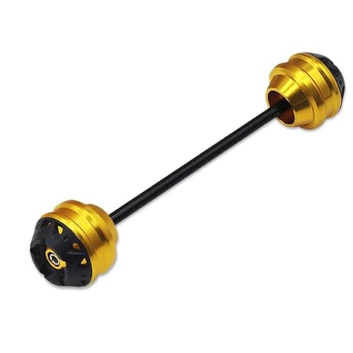 MT-07 MT07 2015-2022 2023 2024 Motorcycle Accessories Front Rear Fork Slider Axle Crash Wheel Protector(Front Gold6) - size: Front Gold6