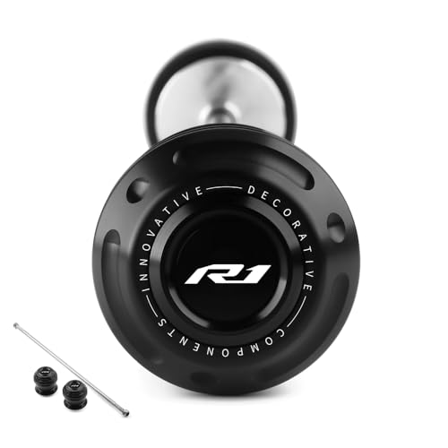Motorcycle Front Wheel Axle Fork Slider Crash Protector Compatible With Y.amaha YZF R1 2015-2020 2021 2022 2023 2024 2025 | YZF-R1 YZFR1 Accessories (black) - color: black