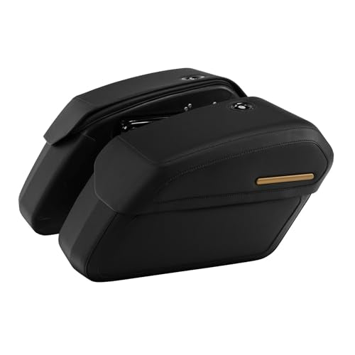 Motorcycle Leather Detachable Saddlebags Fit for Harley Softail FatBoy Breakout 114 FLFB FLFBS FXBR 2018-2024