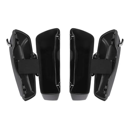 HR3 Gauntlet Gray Metallic Hard Saddlebags Compatible with 2021 Street Glide Special FLHXS Ultra Limited FLHTK (Replace for OEM) Fit for 2014-2023 Harley Touring Models - color: Gauntlet Gray Metallic