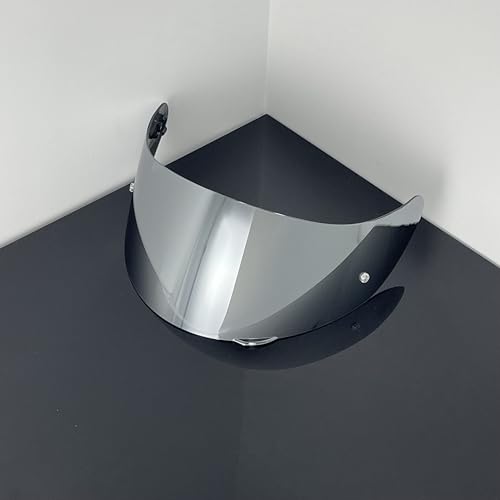 902 Helmet Visor Replacement,Motorcycle Helmet Face Shield for ILM 902,902L,902BT (Silver-Day Use Only) - color: Silver-day Use Only