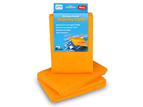 Flinka The Original Reusable Shammy Cloth 20" x 14" - Super Absorbent Chamois Towel - Great for Cars, Boats, Trucks, and RVs - Natural Viscose Sponge Cloth - Eco Friendly (1 Pack) - size: 1 Pack