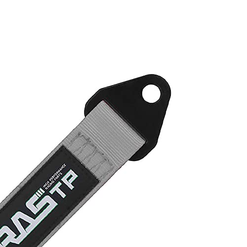 RASTP Limit Strap, Premium Quad Wrap Limit Strap Car Hauler Axle Straps Truck Wrecker Wheel Tie Down Strap with 10,000 Lb Webbing Strength (10 Inch, Gray) - color: Gray, size: 10 Inch