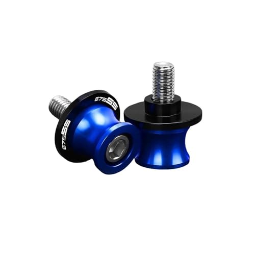 Moto Frame Sliders For CFMOTO 675SS 2024 2025 2026 Swingarm Spools 10MM Motorcycles Accessories Rear Stand Screws Sliders - color: A blue M10