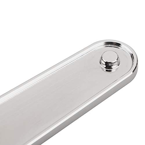 Chrome Motorcycle Rear Passenger Floorboard Foot Peg Frame Plates Compatible for 1993-2023 Harley Electra Road Street Glides Road Kings & Trikes - color: Chrome