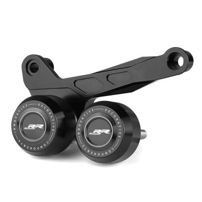 Motorcycle Frame Sliders Falling Protection CNC Compatible with S1000RR 2025 2024 2023 Crash Protector Pad Engine Fairing Guards S 1000 RR S1KRR S1000 RR S 1000RR S1000RR Accessories (Black) - color: black