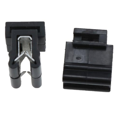 black Nylon Universal edge clip Cable Tie Buckle metal cable clips Zip Tie Mount with 0.19x7.87inch Cables Ties Wire Holder Management Clips Parallel clamp and vertical clamp 24PCS