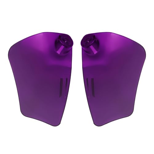 Motorcycle PC ST Headlight Fairing Air Deflector Side Wing Windshield Kit Fit for Harley Softail Low Rider ST 2022-up Purple - color: Purple