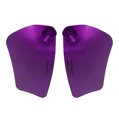 Motorcycle PC ST Headlight Fairing Air Deflector Side Wing Windshield Kit Fit for Harley Softail Low Rider ST 2022-up Purple - color: Purple