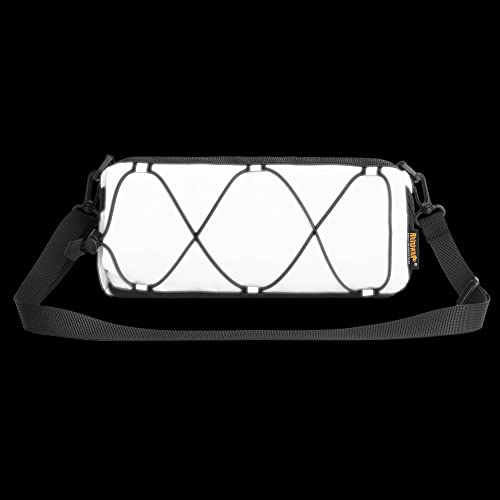 Rhinowalk Bike Handlebar Bag, Bicycle Front Bag Shoulder Bag Storage Bag with Shoulder Strap for Road Mountain Bike Cycling Travel - color: Reflective Grey