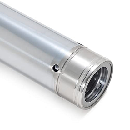 TOFR 49mm Fork Tubes for Harley Touring 14-20 FLHT FLTR FLHR FLHX Street Glide Electra Glide Road King Road Glide 45500113 37Mn5 Steel - color: Silver