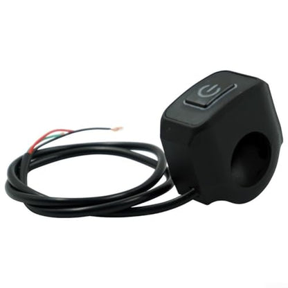 Self Locking for multi Function Control Button Handlebar Switch for Motorcycle Electric Vehicle with Waterproof Design and Wide Compatibility (KG-068 Red) - color: Kg-068 Red