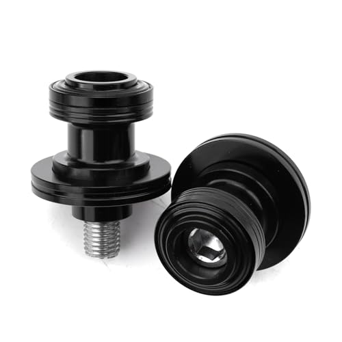 Compatible with 450MT 450NK 450SR 800MT 675SR-R 675SR 700CLX 650GT 800MT-X 650NK Motorcycle M10 Swingarm Spools Rear Stand Screws Sliders (Black) - color: Black