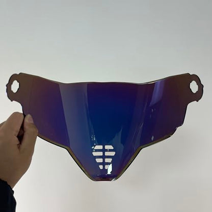 YMTSGEA Airflite Helmet Visor Replacement for IC-06.Motorcycle Helmet Shield Windshield Sunshield PC Lens UV Protection Compatible with Airflite IC-06 (Revo Deep Gold) - color: Revo Deep Gold