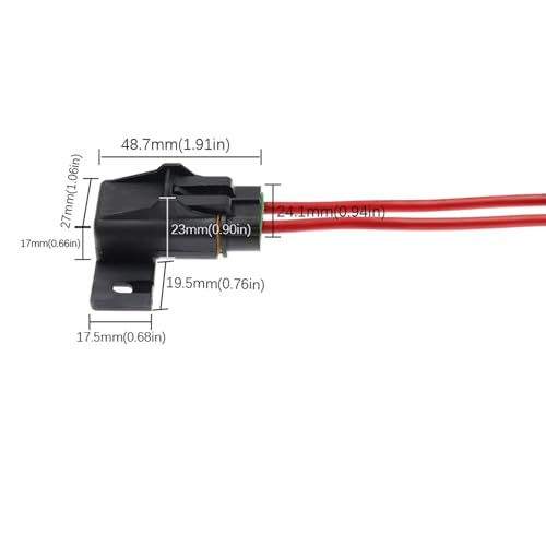 8Pcs Waterproof ATC/ATO Blade Fuse Holder with Cover 30A Heavy Duty Inline Fuse Holder for Automotive Vehicle Marine CFH-ILATO-MF30A CFH-ILATO-MF30A - color: CFH-ILATO-MF30A