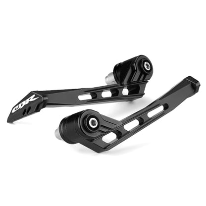 Motorcycle Brake Clutch Lever Guards Bar End Handguard Compatible with H.onda CBR 500R CBR600RR/CBR1000RR | Handlebar Protector CBR125/250R/300R Accessories (Black) - color: Black