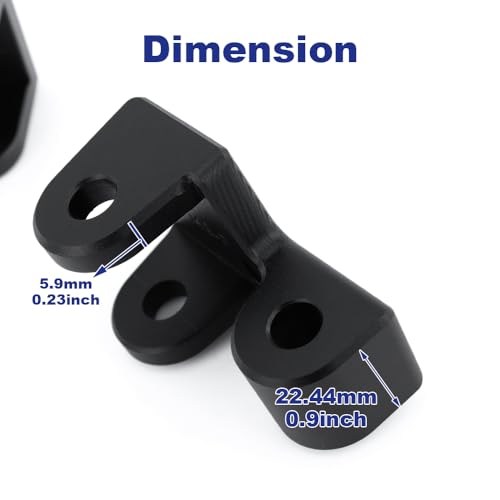 Xitomer Footpeg Lowering Mounts Compatible with GSX-S1000GT / GT+ 2022-2025 Rider Peg Lowering Brackets Motorcycle Foot peg and Control Lowering Kit (For Rider) - style: For Rider