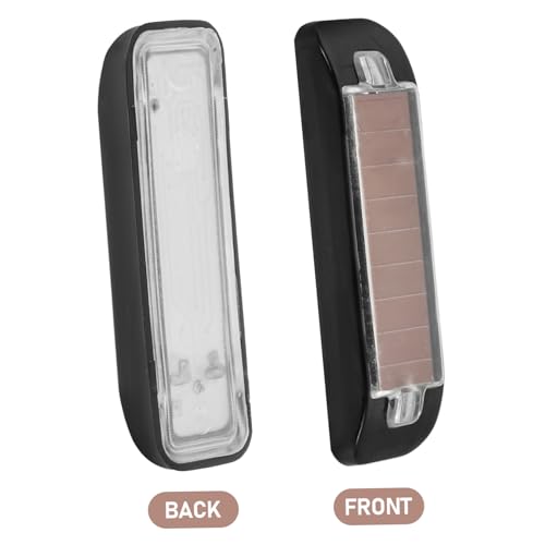 Solar Powered Strobe Light for Motorcycles Cars High Brightness Warning Light for Trucks Night Safety Light for Electric Bikes Energy Efficient Solar Charging