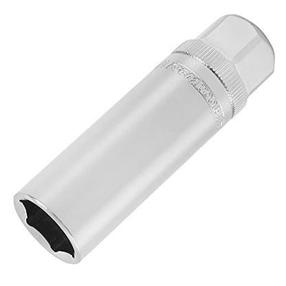OEMTOOLS 22887 5/8 Spark Plug Socket, 3/8 Drive Magnetic Spark Plug Socket for Engine Tune Ups, Oil-Resistant Chrome Finish, S2 Alloy Steel - style: 16 millimeter