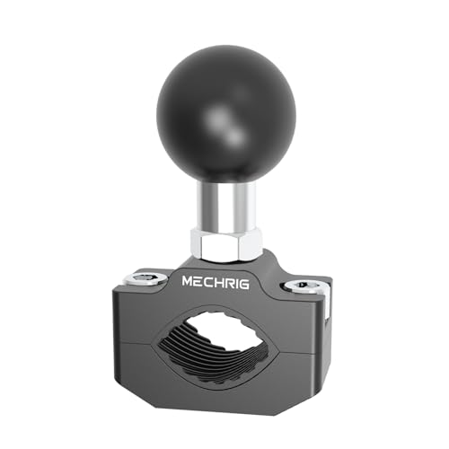 Aluminum Alloy Handlebar Clamp Mount, Medium U-Bolt Base with 1 inch Ball Head Compatible With RAM Mount Double Socket Arm & Motorcycle Ebike Phone Holder,Fit for 0.59" to 0.87" Diameter,78014 - size: Medium