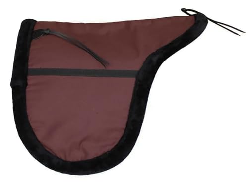CHALLENGER Australian Horse Wool Felt Premium Shaped Trail Rider Comfort Pad Black 109SP565 - color: Brown
