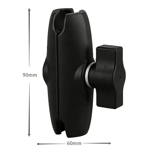 Strg Phone Mount with Rail Base for Rails 0.75'' to 0.9'' in Diameter, Universal Handlebar & Rail Phone Mount for Motorcycles, Bikes, Kayaks & Bars - size: for Rails 0.75'' to 0.9'' in Diameter